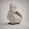 Elektrischer Relaxsessel mit Liegefunktion und Aufstehhilfe, 85 x 95 x 105 cm, Beige